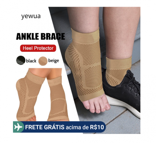 1 Par De Pares Esportivos Manga De Compressão Do Tornozelo Plantar Fasciitis Sock Para Tendinite De Aquiles Nas Articulações Reduz O Inchaço Calcanhar Dor De Esporão