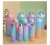Kit 3 Garrafa Agua Squeeze Galão Com Adesivos Lembretes beber Agua novo estilo Entrega aleatória cores