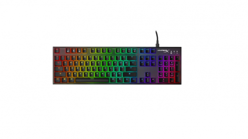 Teclado Mecanico Gamer HyperX Alloy FPS RGB Switch Kaihl Silver – Preto