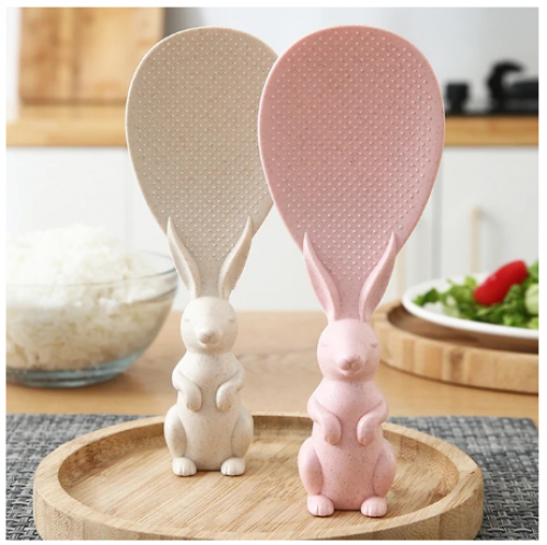 Colher de Arroz Antiaderente Coelho 18,5 cm – 1 unid. – Plástico