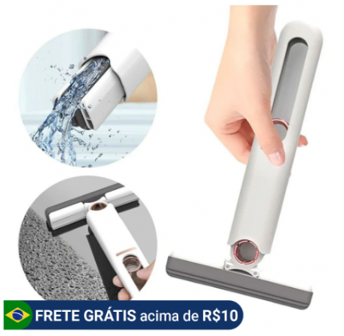Mini Rodo Esfregão Portátil Limpeza Multifuncional 9636