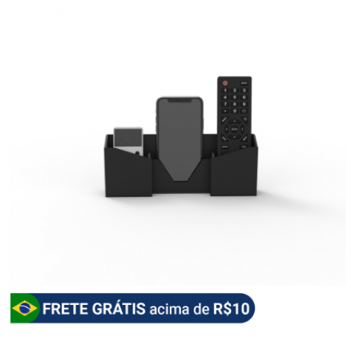 Suporte De Parede Porta Controle Remoto E Celular Universal