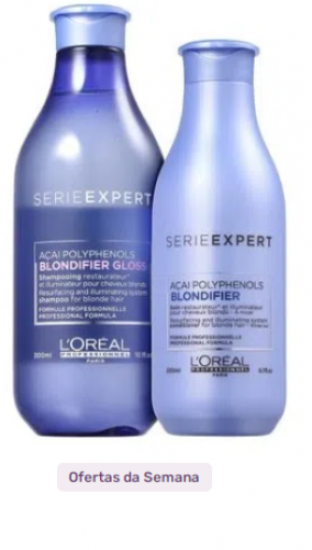 Kit Shampoo E Condicionador Loréal Blondifier Gloss Illuminator Home Care