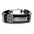 Pulseira Masculina Miami Cuba Corrente Banhado A Ouro 14k Com Diamantes Pulseira Grossa