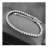 Pulseira Riviera Cristal Zircônia Banhado A Prata 925 Antialérgico