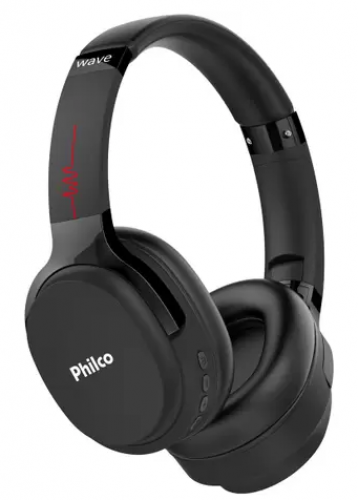 Headphone Bluetooth Philco Wave PFO01BTP – com Microfone Preto