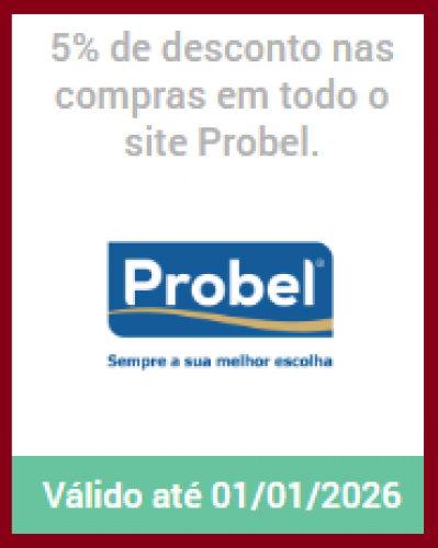 Probel – 5% de desconto nas compras em todo o site.