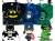 Camiseta Manga Longa Infantil Personagens Super Herois