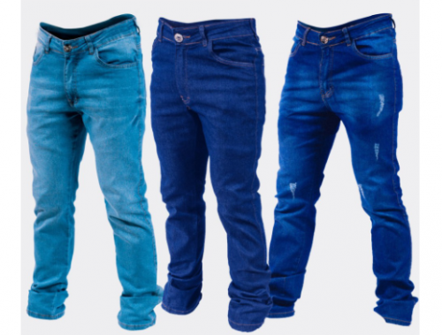 Calça Jeans Masculina Slim Elastano Lycra