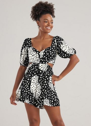 Angel – Macaquinho Curto Viscose Preto