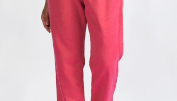 Animale Jeans – Calça Sarja Clochard Pregas Rosa