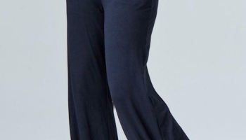 Basicamente – Calça Wide Viscose Feminina Preto