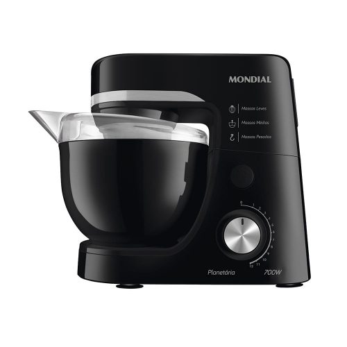 Batedeira Planetária Mondial Bp-03-B Preta – 700w 127v