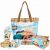 Kit Feminino Praia com Bolsa, Necessaire e Chinelo, Magicc – Magicc Bolsas