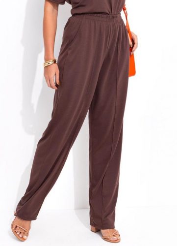 Bimini – Calça Marrom em Poliviscose