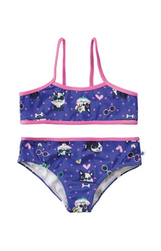 BIQUÍNI UV 50+ CACHORROS MENINA MALWEE LIBERTA AZUL ESCURO