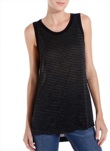 BLUSA JOHN JOHN STRING MALHA LISTRADO FEMININA
