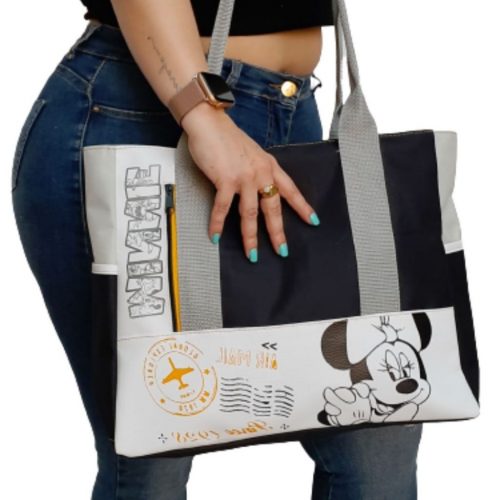 Bolsa Feminina Minnie ou Mickey Várias Cores Linda e Estilosa Promoção