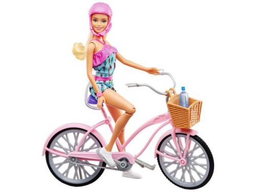Boneca Barbie FTV96 com Bicicleta – Mattel