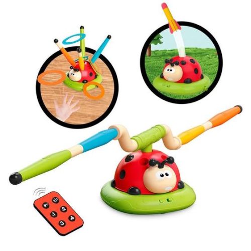 Brinquedo Infantil Educativo Jogo Joaninha Pula Corda Acerta Argolas Lança Foguete – Conect Brinq