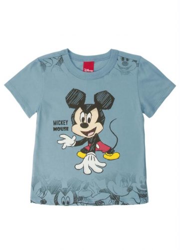 Camiseta com Estampa Azul