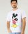 Camiseta Masculina Estampa Mickey Manga Curta Disney