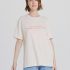 Camiseta Masculina Em Algodão Com Lavanderia Estonada – Off White