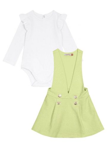 Carinhoso – Conjunto em Moletom Menina Verde