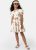 Carinhoso – Vestido Laranjas Menina Acetinado Off White