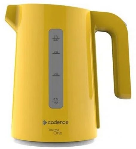 Chaleira Elétrica Cadence Thermo One Colors 1.7L Amarela 220V