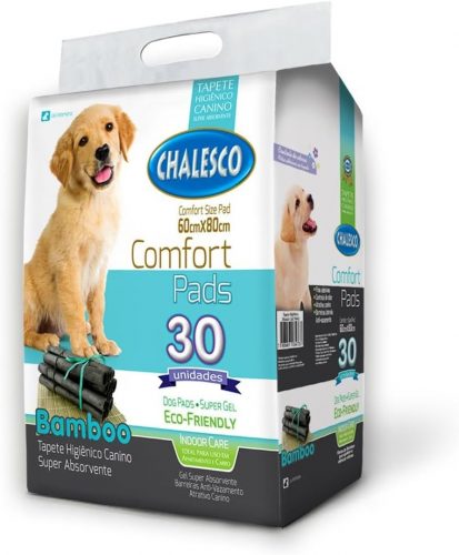 Chalesco Tapete Higiênico Para Cães Confort Bamboo 30 Unidades Multicor