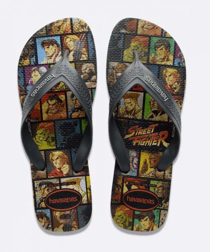 Chinelo Havaianas Masculino Top Max Street Fighter