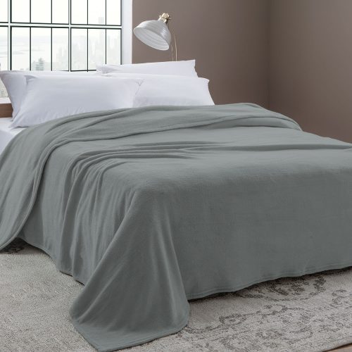 Cobertor Queen Velour Cinza – Camesa