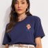 Quintess – Calça Jeans Escuro em Jeans