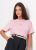 Colcci – Camiseta em Malha Rosa