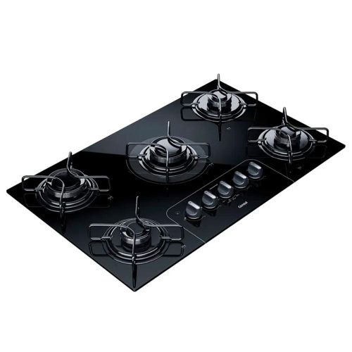 Cooktop a Gás Consul Facilite 5 Bocas com Acendimento Automático CD075AE Preto Bivolt