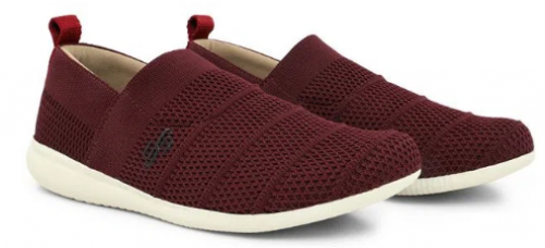 Tênis flat tricot ameixa