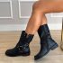 Damannu Shoes – Tênis Flatform Dalila Branco e Preto Branco