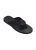 Damers – Chinelo Masculino Couro Solado Borracha Dia a Dia Casual Preto
