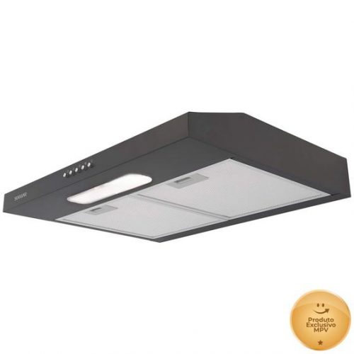 Depurador E Exaustor De Ar Suggar Slim 60cm 3 Velocidades Titanium