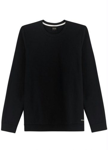 Enfim – Blusão Preto Slim em Moletom Masculino