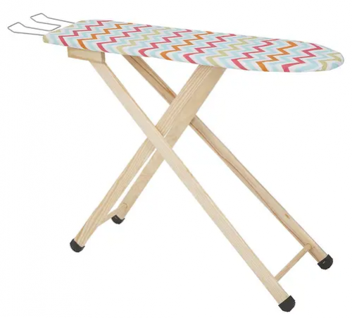 Tábua de Passar Roupa Dobrável de Madeira – Tramontina Compact ZigZag 2 Níveis de Altura