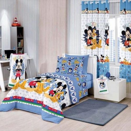 Edredom Infantil Mickey Happy Santista