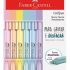 Estojo de Nylon com Kit Escolar, Faber-Castell, Cosmic, 18.2221,Multicor