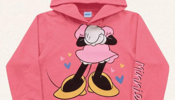 Fakini Kids – Blusão C/Capuz Minnie Rosa