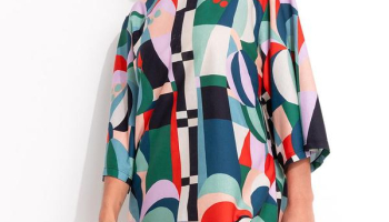 Farm – Vestido T-Shirt Big Recanto dos Coqueiros Preto