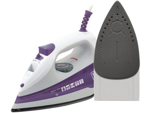 Ferro de Passar Roupa a Vapor e a Seco – Black + Decker FX1000 Branco e Roxo