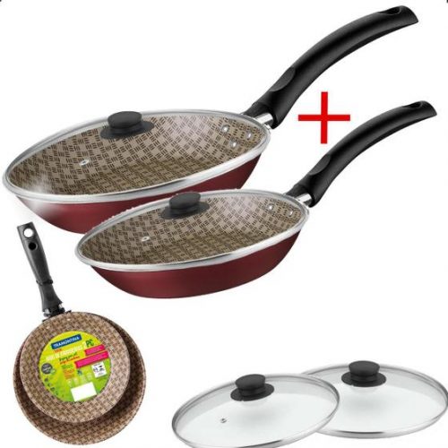 Frigideira antiaderente tramontina com tampa jogo frigideira tramontina com tampa kit 2 frigideiras