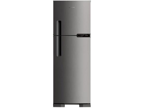 Geladeira Brastemp Frost Free Duplex 375L Inox com – Compartimento Extrafrio Fresh Zone BRM44HK