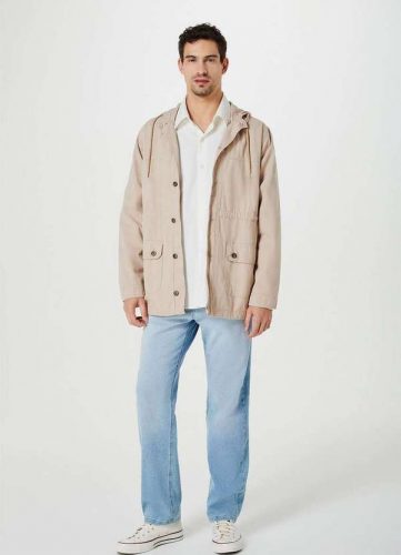 Hering – Calca Jeans Masculina com Elastano Tradicional Azul